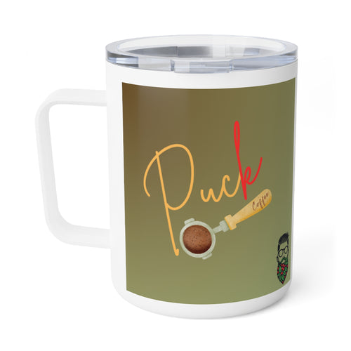 Insulated Puck Coffee Mug - Perfect Gift for Coffee Lovers
