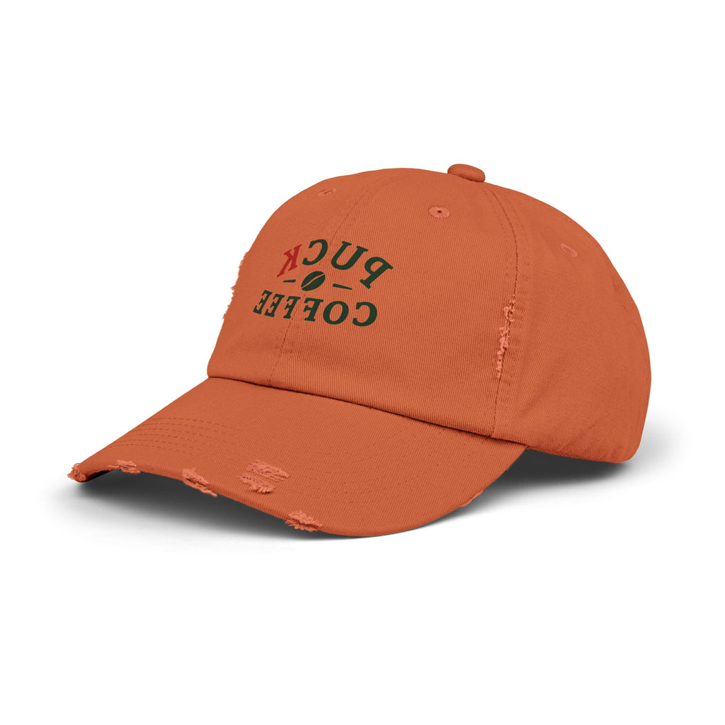 Distressed Puck Coffee Cap