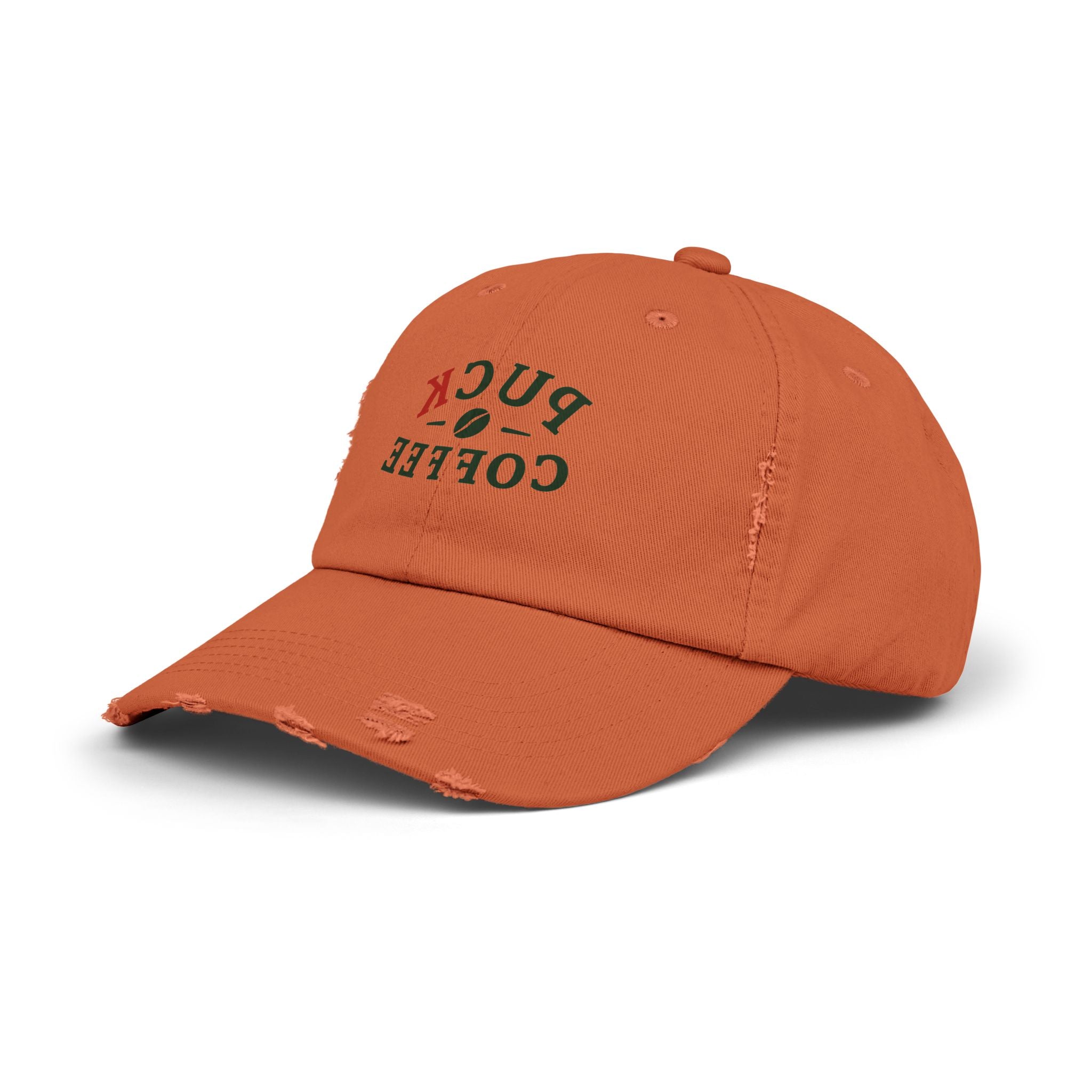 Distressed Puck Coffee Cap