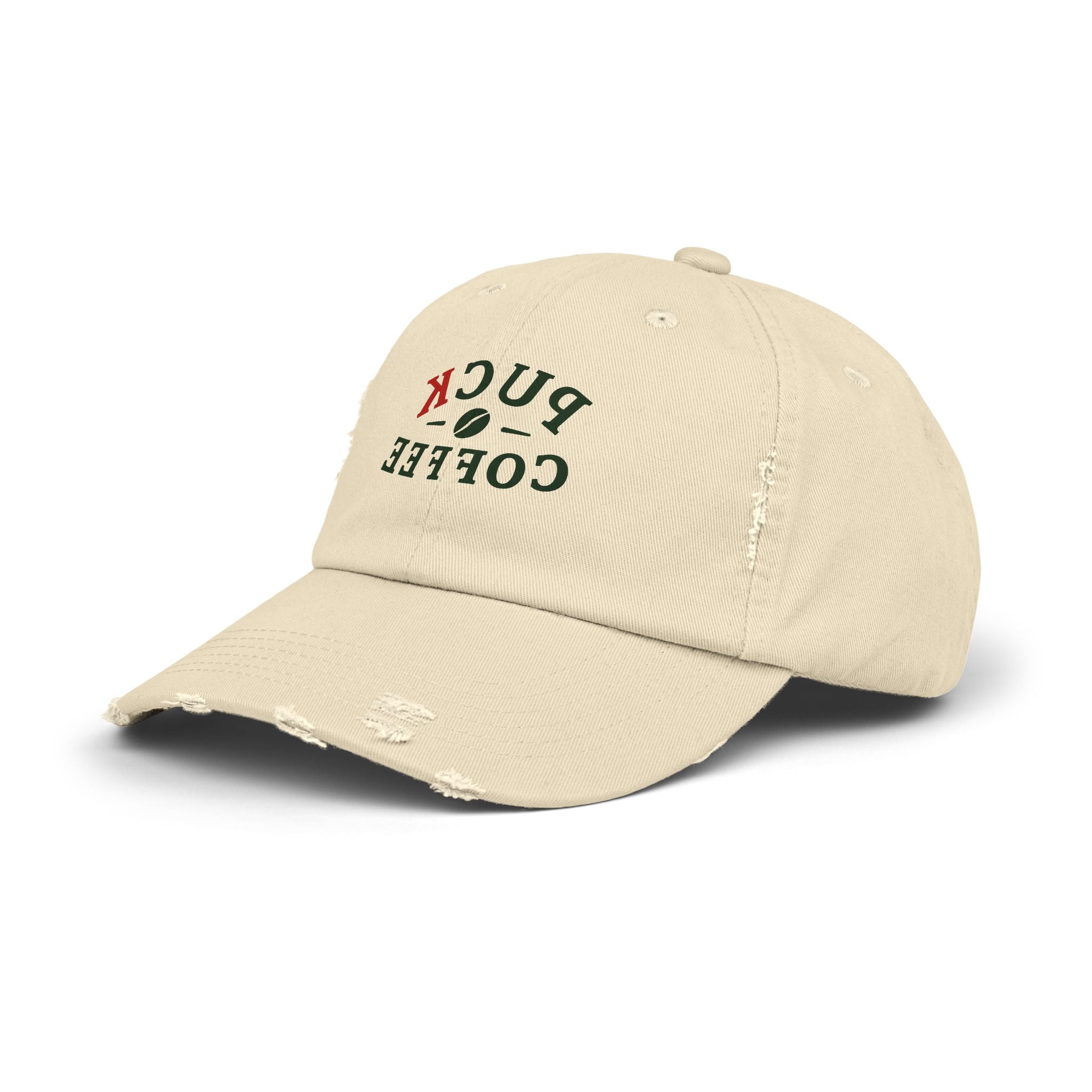 Distressed Puck Coffee Cap