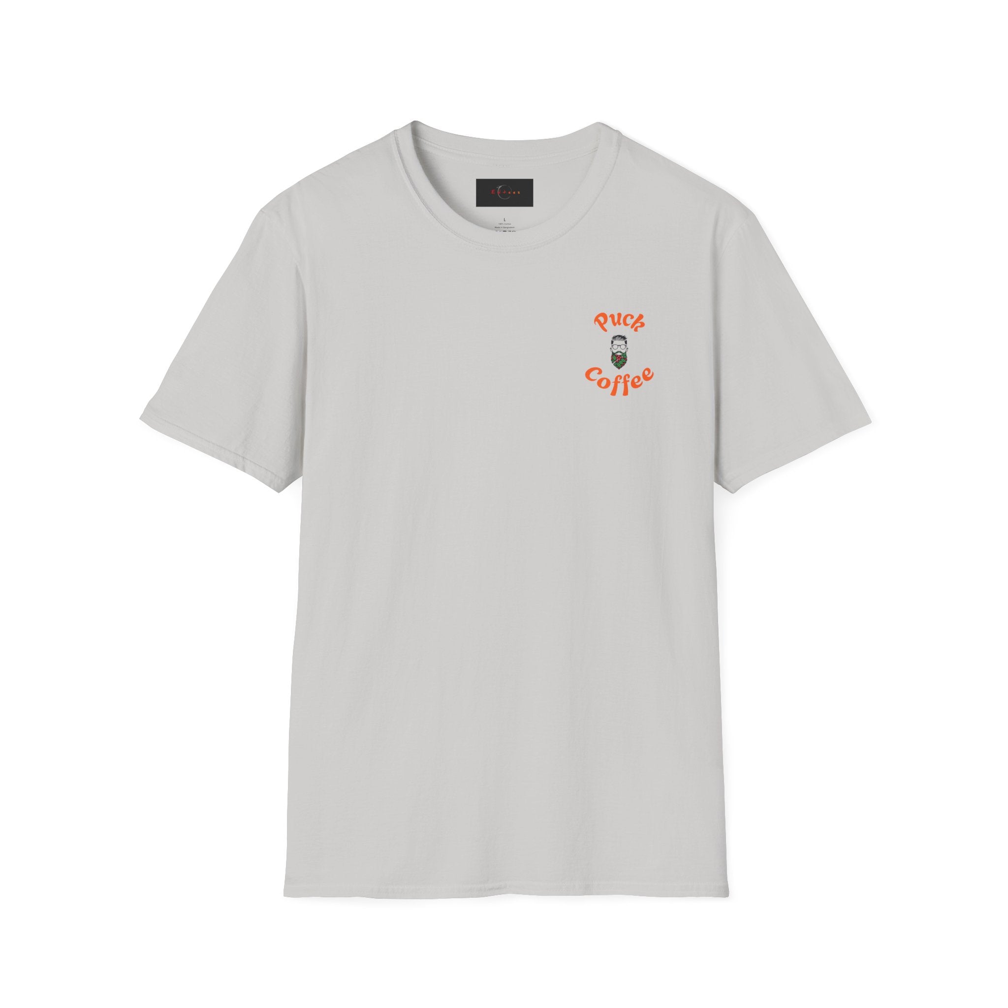 Puck Coffee Unisex Softstyle T-Shirt - Perfect Gift for Coffee Lovers, Casual Wear, Everyday Style, Funny Graphic Tee, Unique Coffee Gift