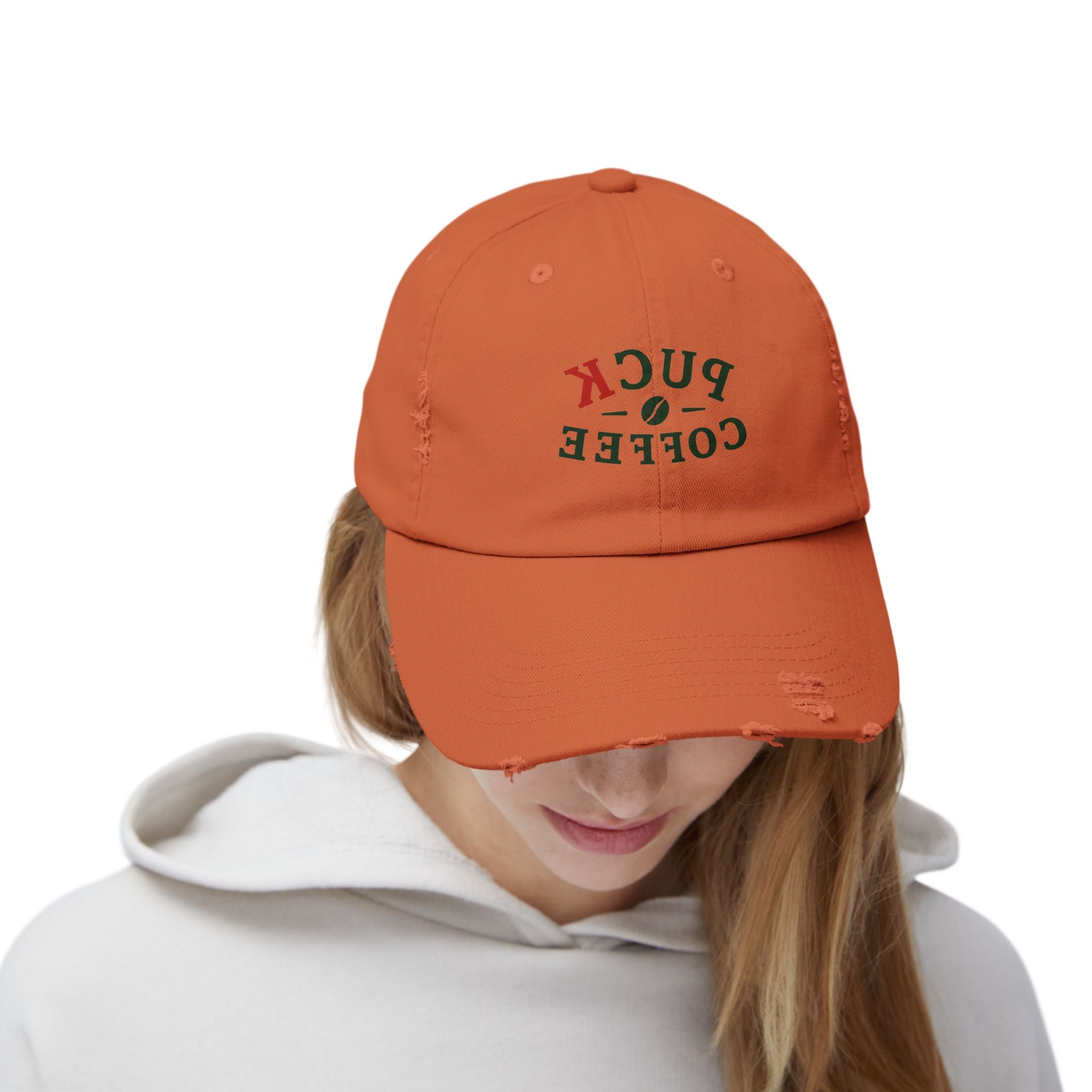 Distressed Puck Coffee Cap