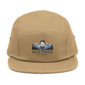 Puck Coffee Embroidered 5-Panel Cap — Outdoor Mountain Coffee Hat
