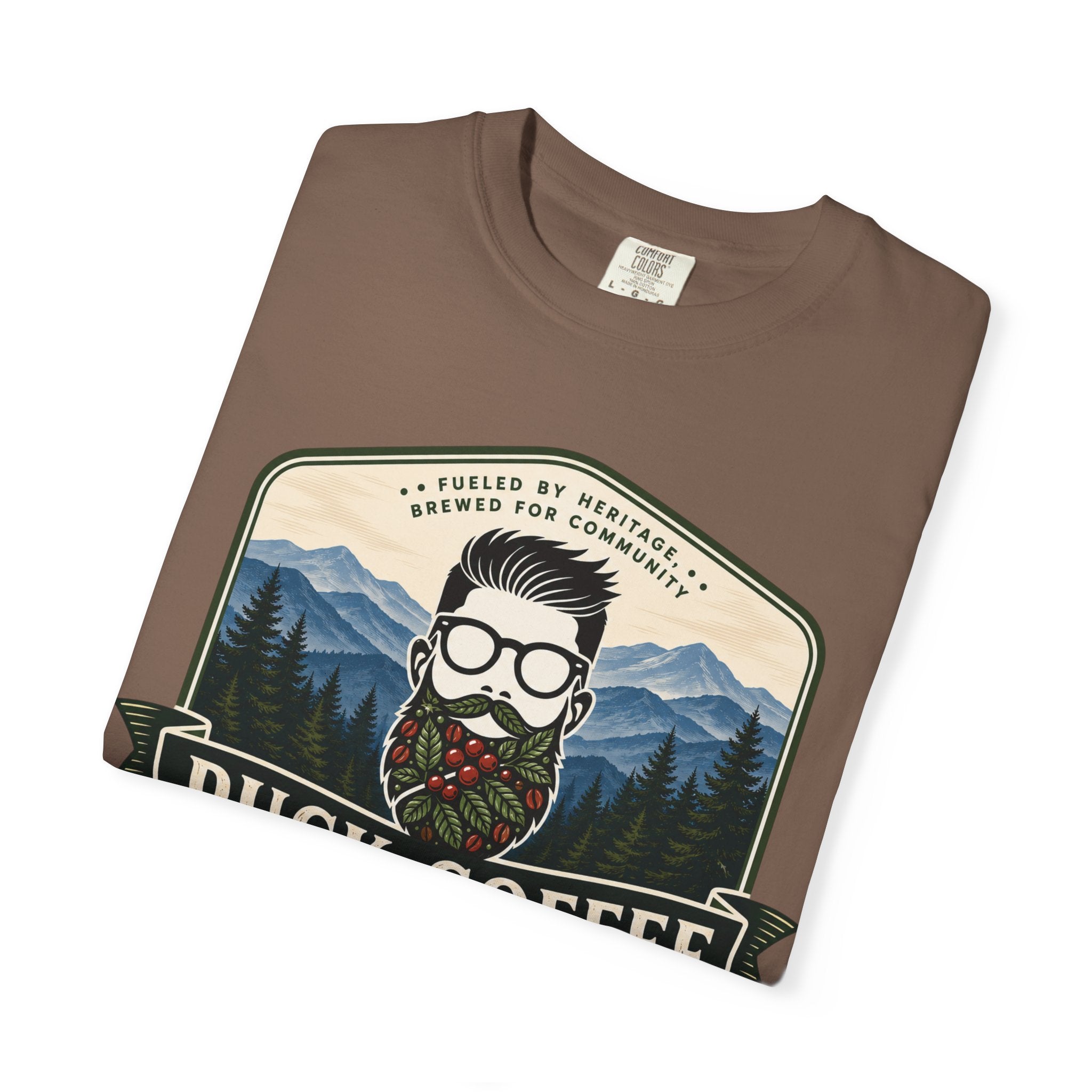 Puck Coffee Graphic T-Shirt — Mountain Beard Coffee Logo Tee