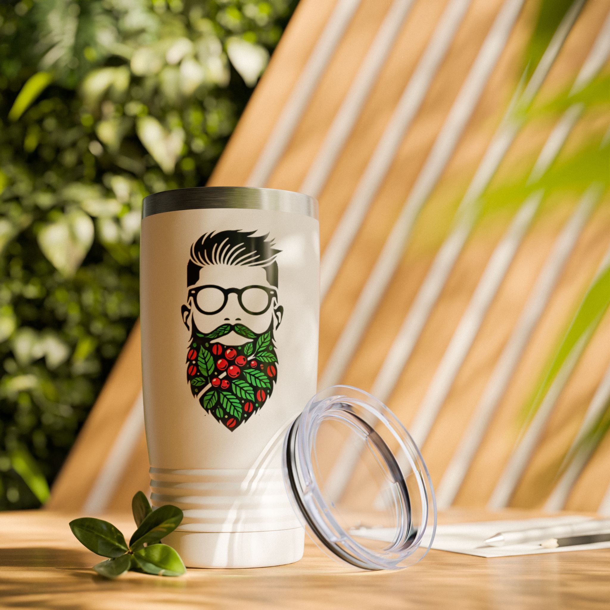 Puck Coffee Ringneck Tumbler - 20oz, Eco-Friendly Travel Mug for Coffee Lovers