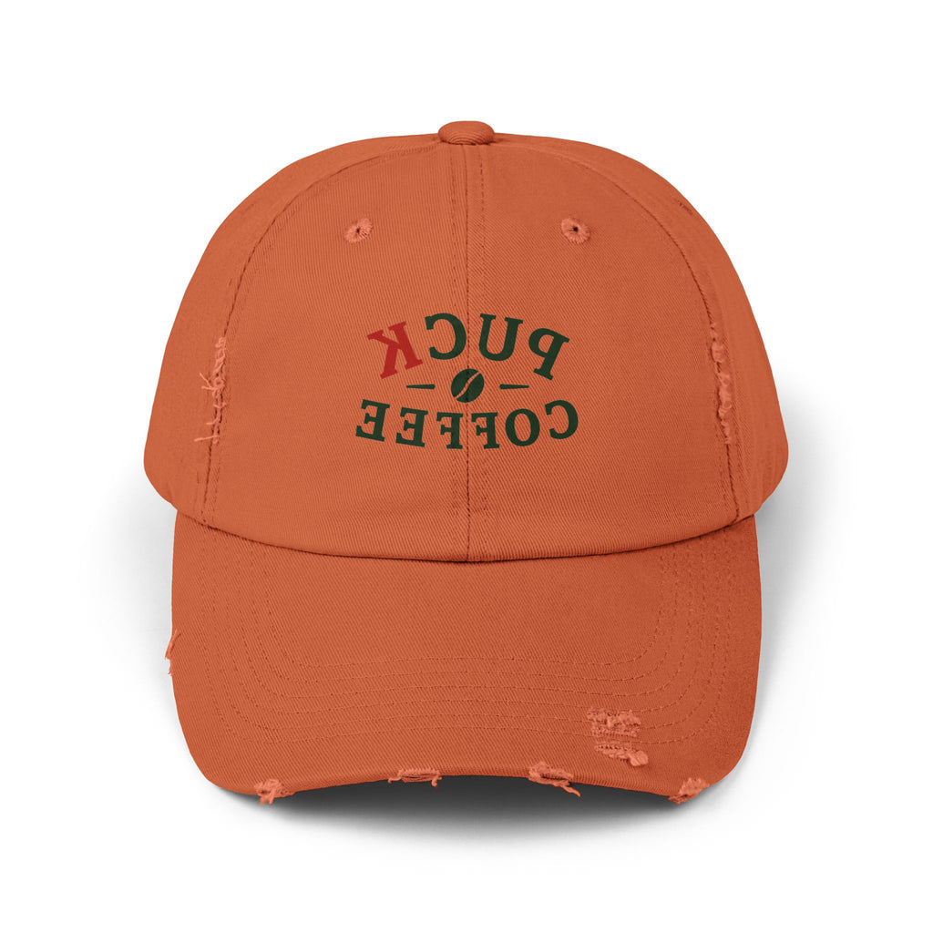 Distressed Puck Coffee Cap