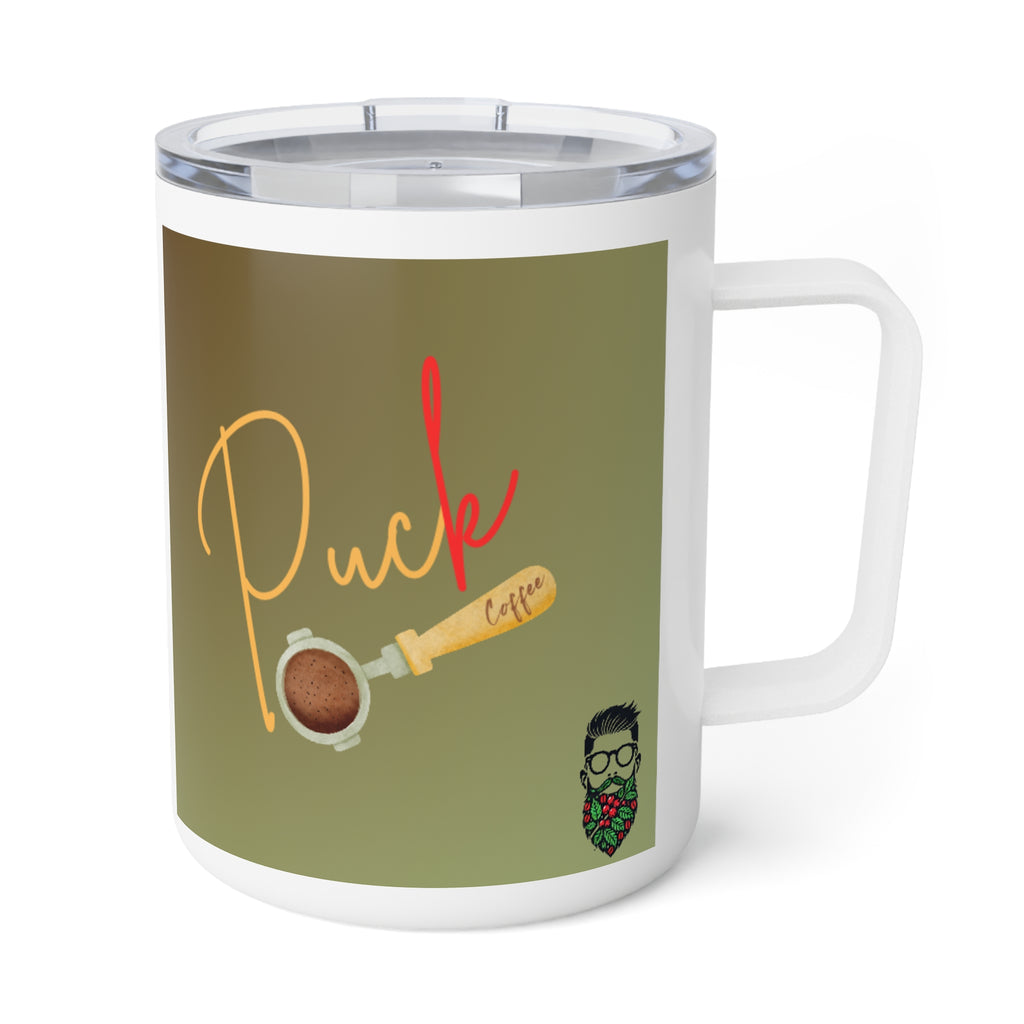 Insulated Puck Coffee Mug - Perfect Gift for Coffee Lovers