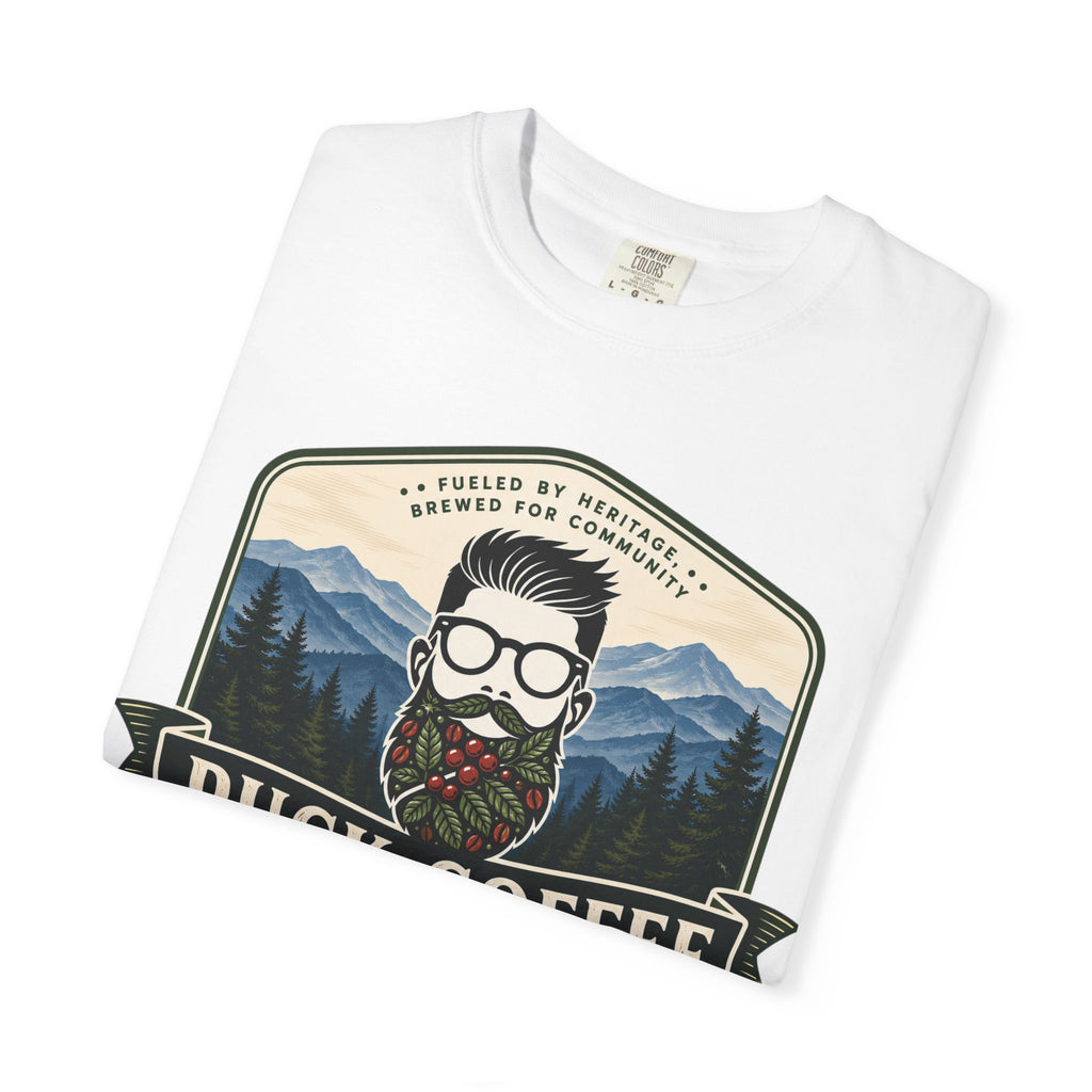 Puck Coffee Graphic T-Shirt — Mountain Beard Coffee Logo Tee