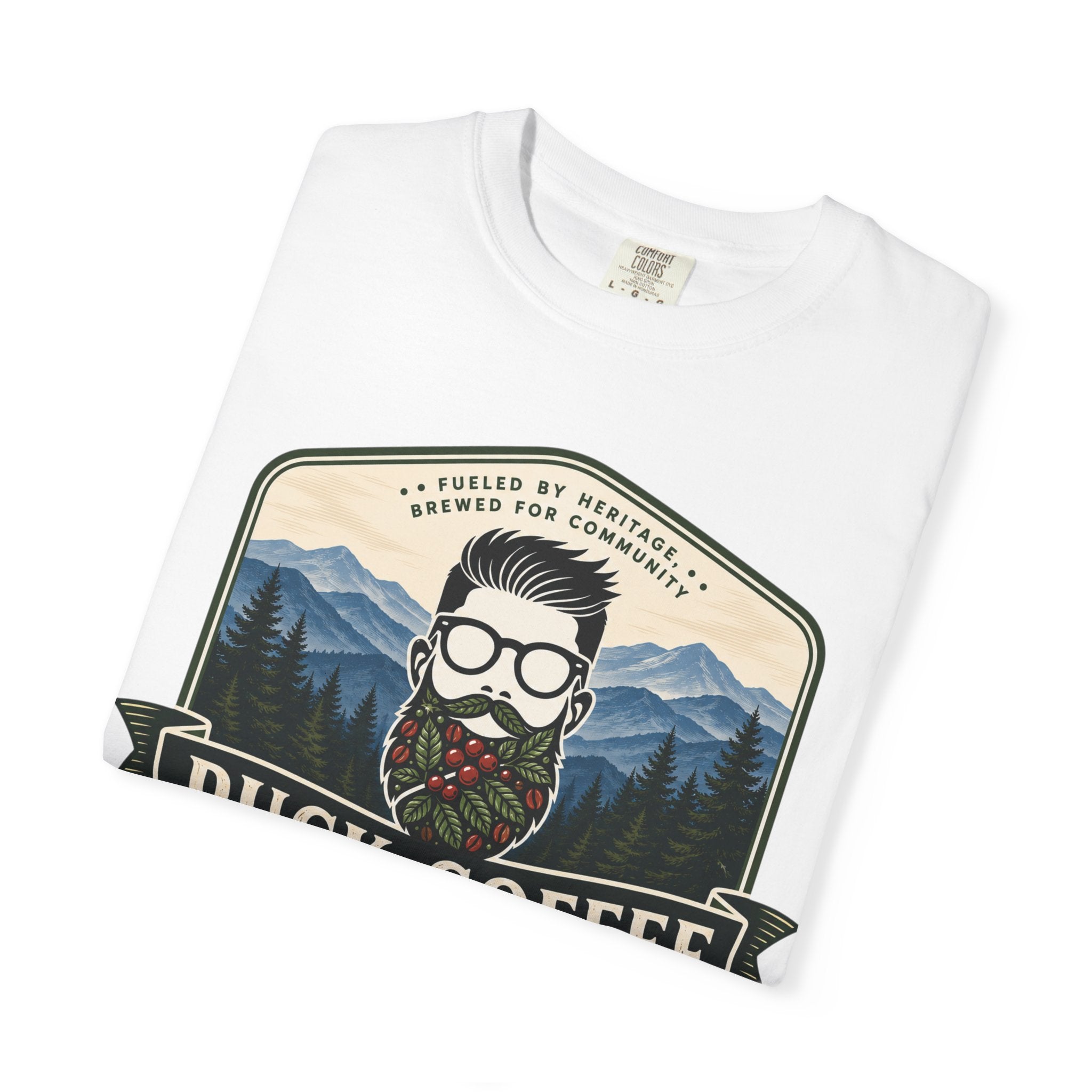 Puck Coffee Graphic T-Shirt — Mountain Beard Coffee Logo Tee