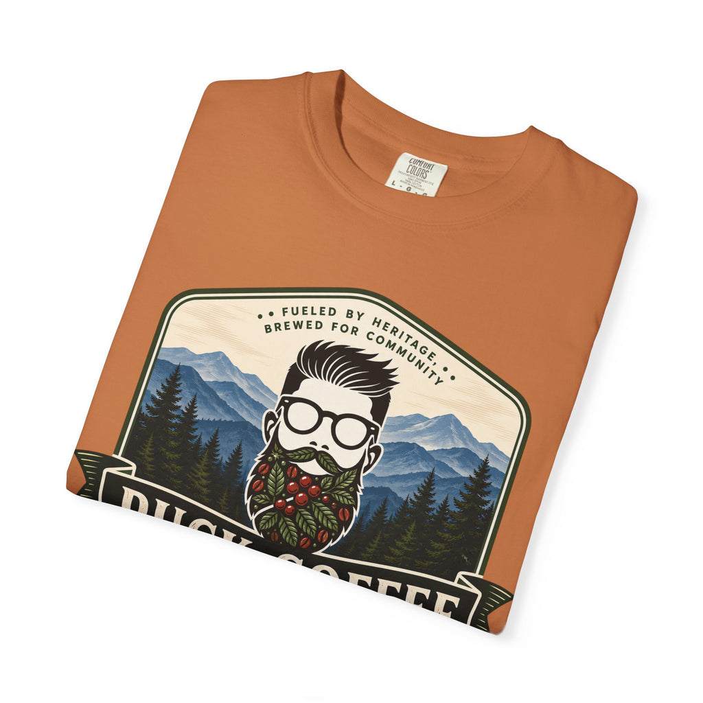 Puck Coffee Graphic T-Shirt — Mountain Beard Coffee Logo Tee