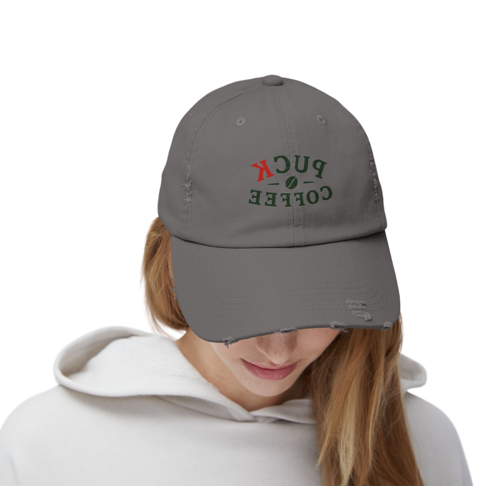 Distressed Puck Coffee Cap