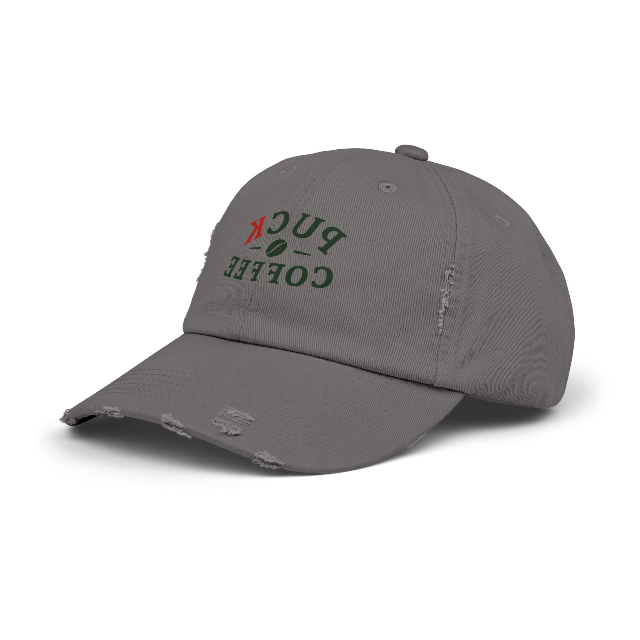 Distressed Puck Coffee Cap
