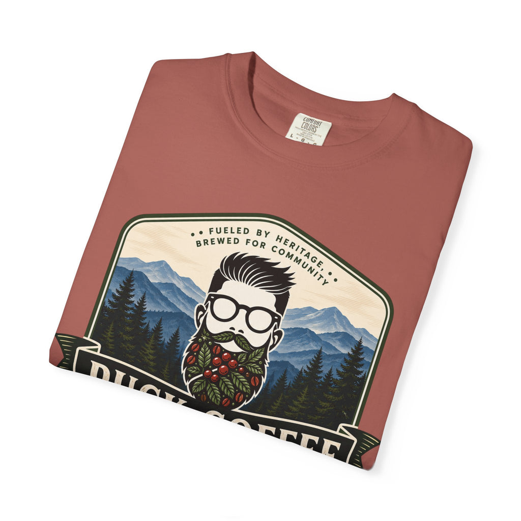 Puck Coffee Graphic T-Shirt — Mountain Beard Coffee Logo Tee
