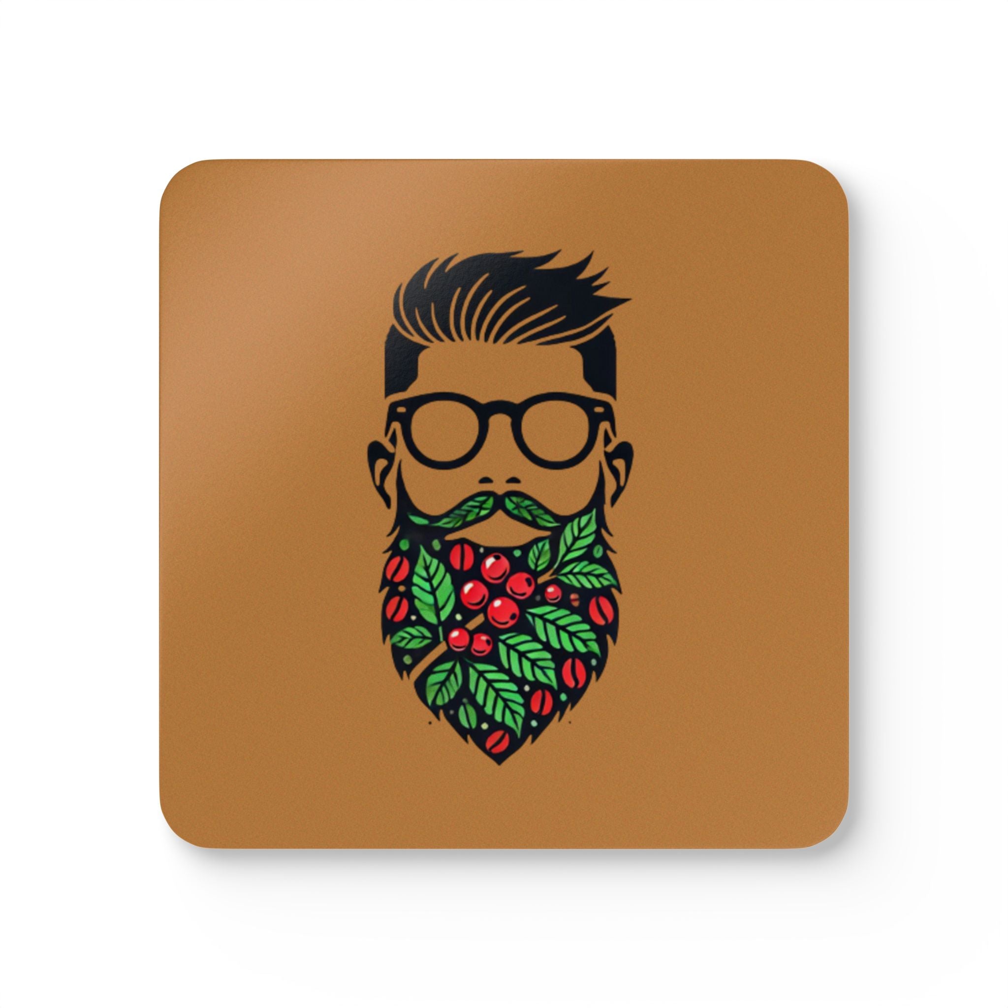 Puck Coffee Cork Coaster Set - Rustic Home Decor for Coffee Lovers & Nature Enthusiasts