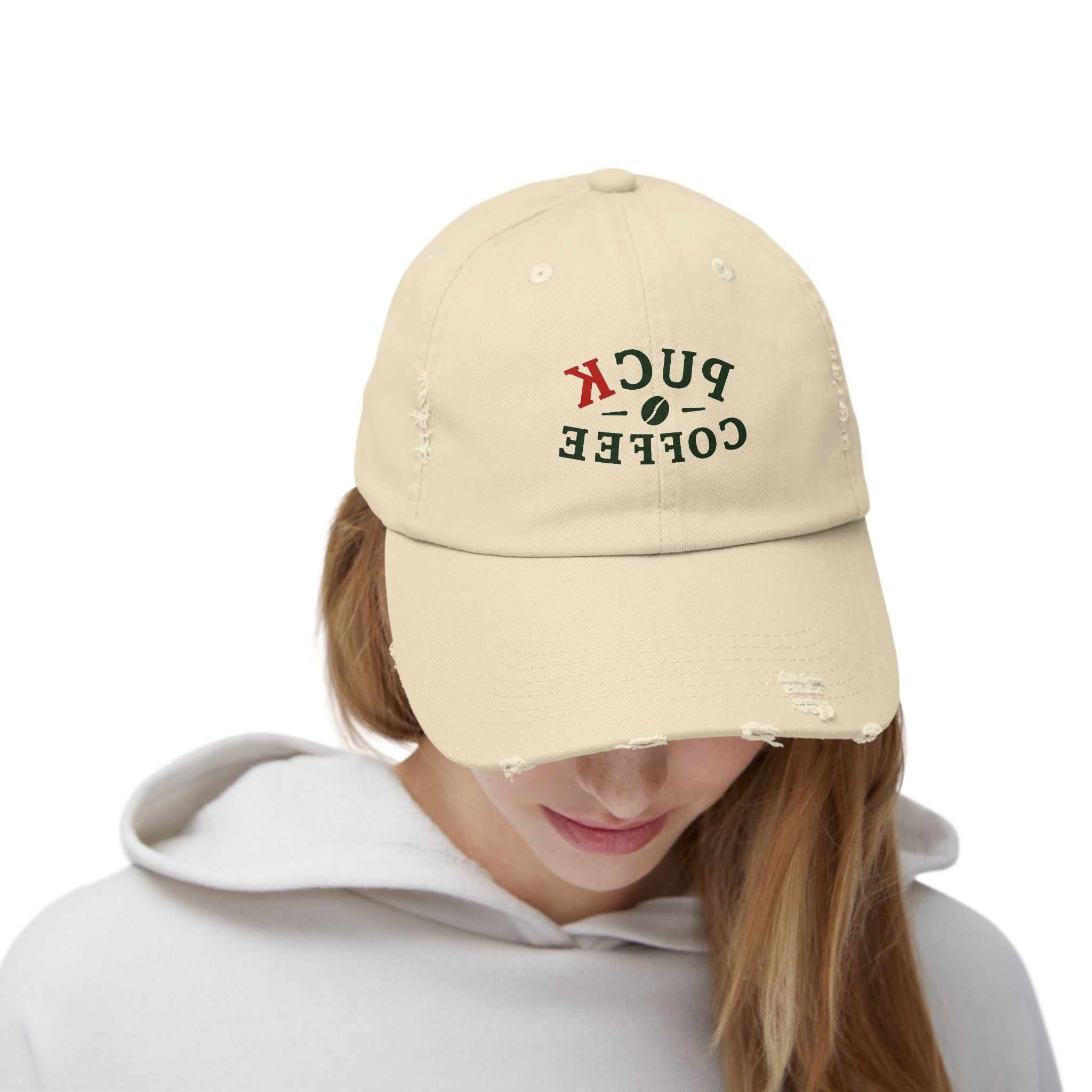 Distressed Puck Coffee Cap
