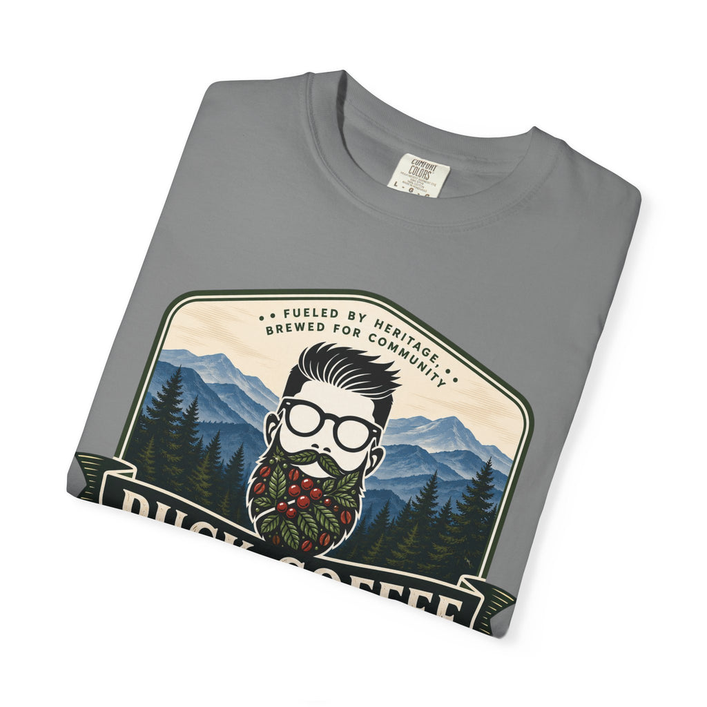 Puck Coffee Graphic T-Shirt — Mountain Beard Coffee Logo Tee
