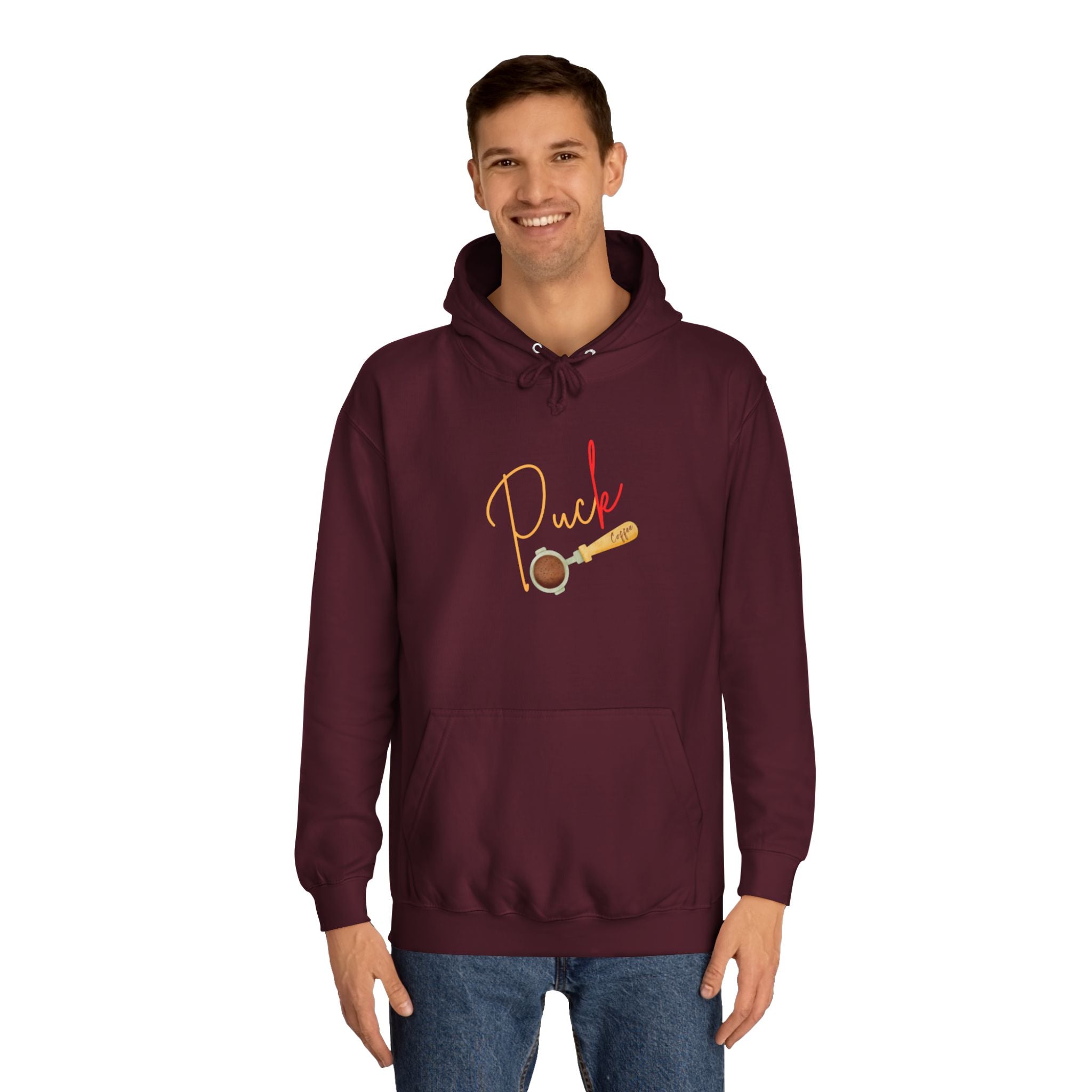 Puck Coffee Hoodie - Cozy Unisex Hoodie